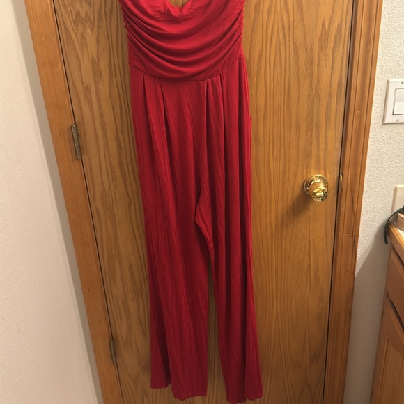 Punk owl red jumpsuit size large - Picture 5 of 5